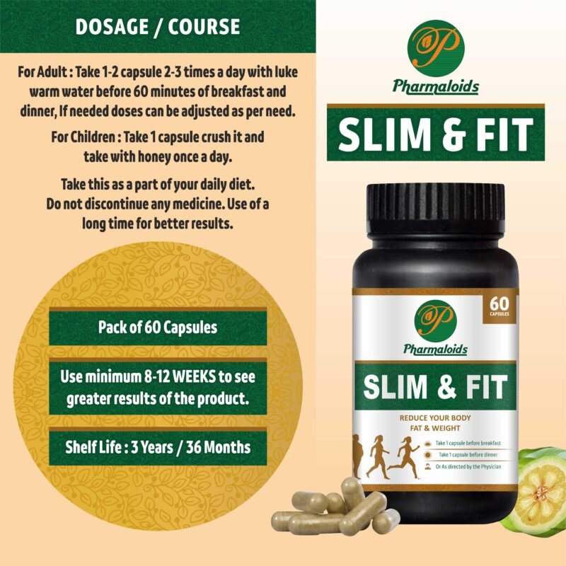 Pharmaloids Slim & Fit Organic Weight Management Capsules - Image 5